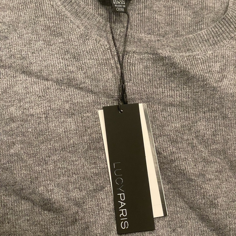 Lucy Paris Gray Sleeveless Tank Top - Picture 5 of 5